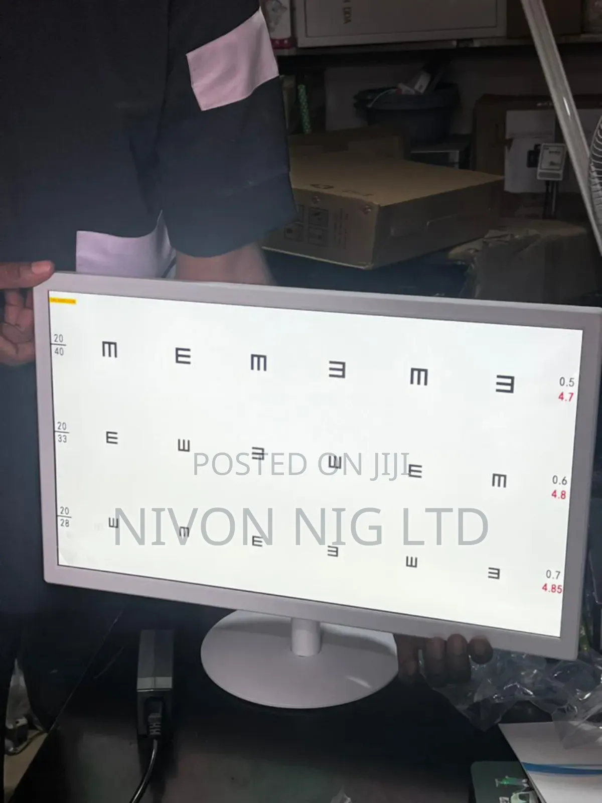 Electronic Visual Acuity Chart Tv