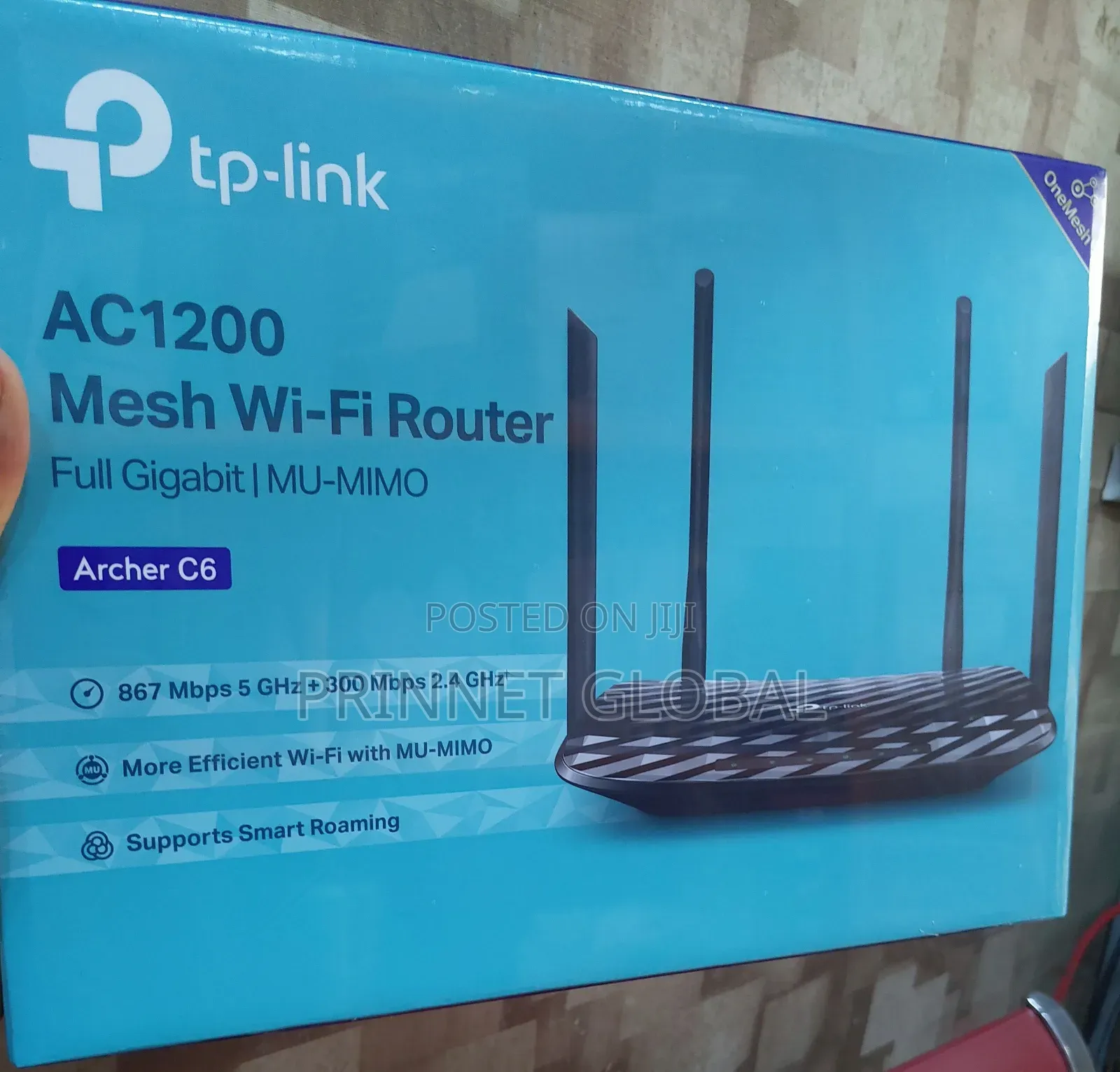 Tp-Link Ac1200 Mesh Wifi Router, Archer C6