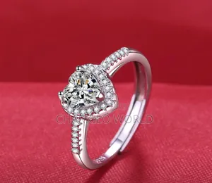 Luxury Adjustable Diamond Engagement Proposal Ring