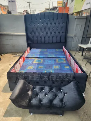 4.5 by 6 Bed Frame With Foot Rest