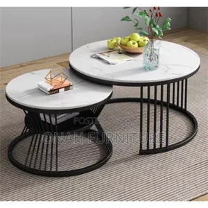 Round Iron Center Table