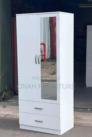 Standard 2 Doors Wardrobe With Mirror