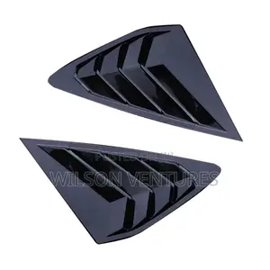 2007-2011 Camry 2pcs Rear Side Window Louver Cover Vent Trim Sunshade