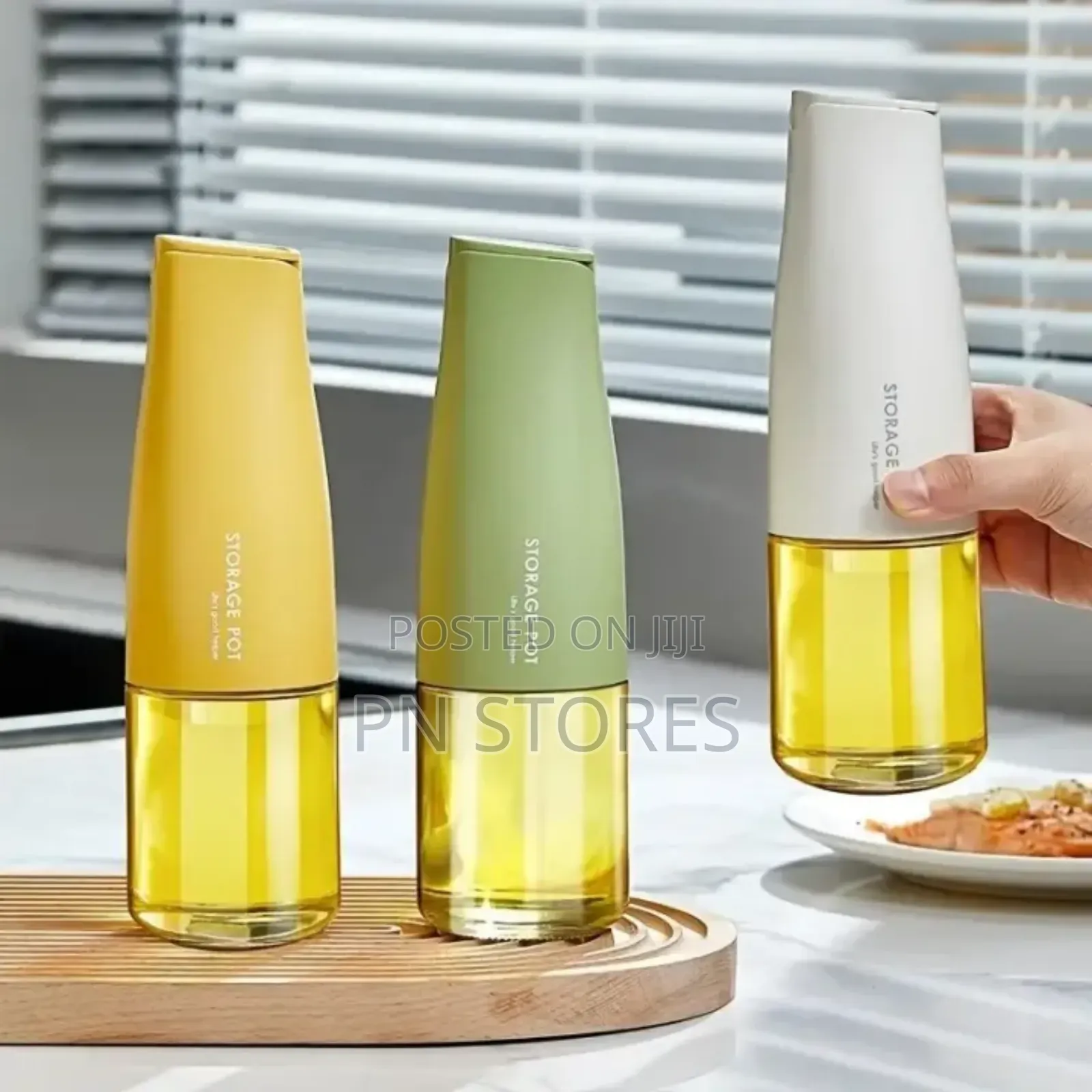 450ml Oil Bottle With Automatic Opening