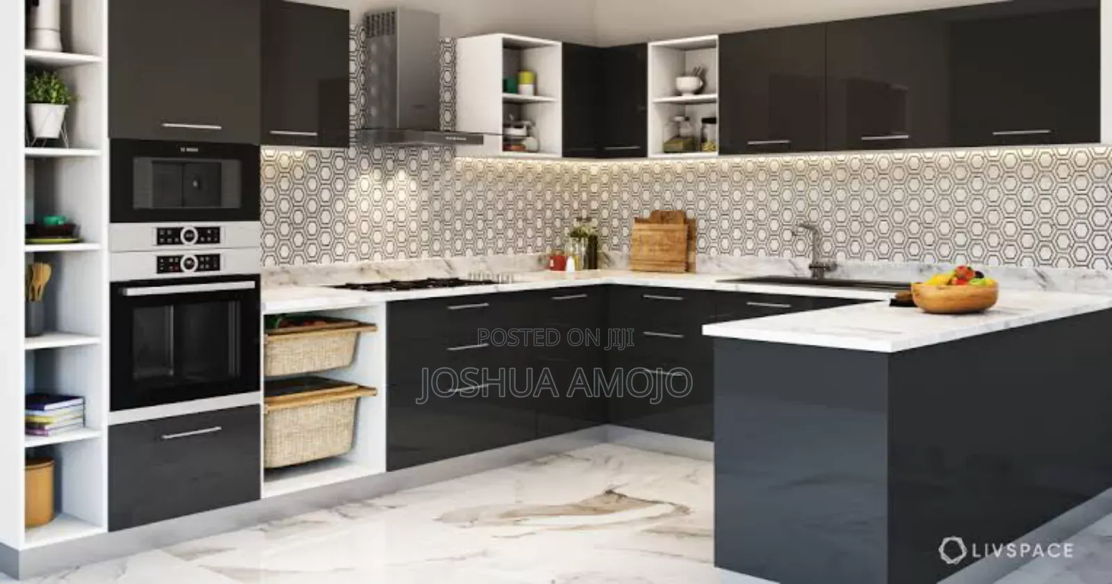 Standard Fitted Design Kitchen Cabinet