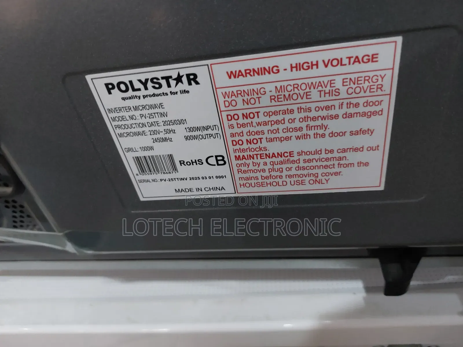 Polystar Microwave Oven Pv-25ttinv Inverter – 25l
