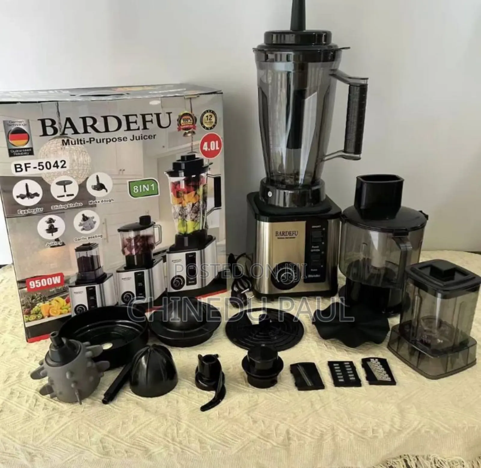 Bardefu 5042 (8-in-1) Multipurpose Juicer Blender