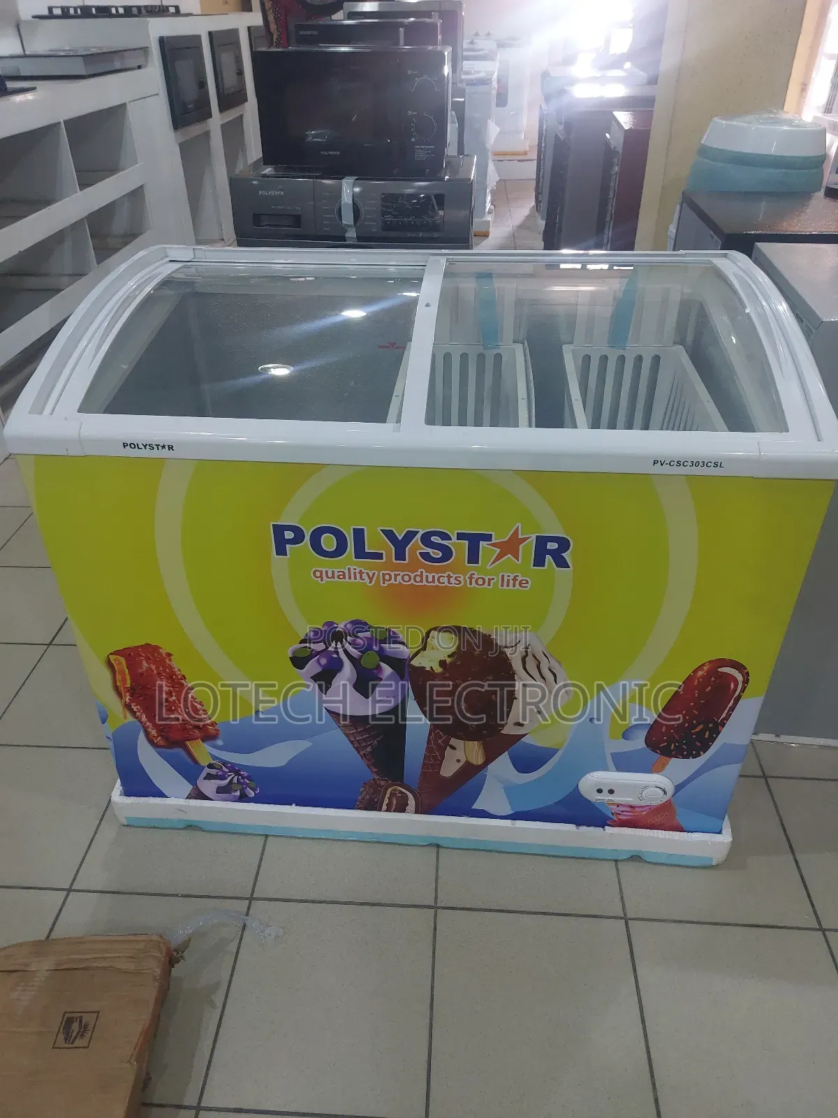 Polystar Showcase Fridge Pv-Csc303csl – 303l