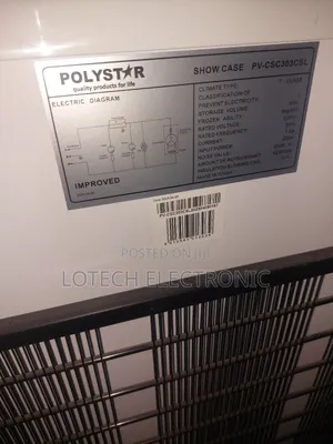 Polystar Showcase Fridge Pv-Csc303csl – 303l