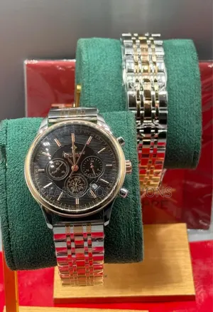 Patek Philippe Chain Watch (Black Face Dial)