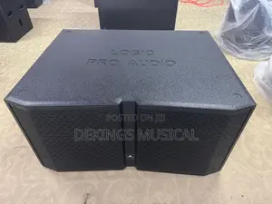 Logic Pro Audio Double 18 Inches High-Performance Sub-Woofer Plywood