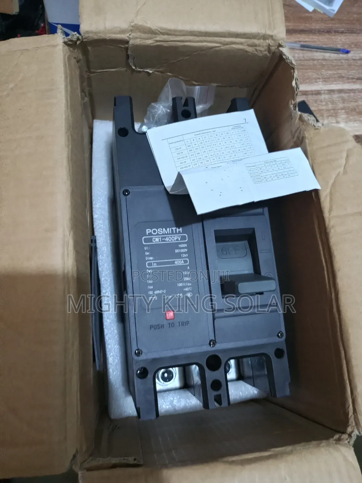 400a Dc Breaker Posmith