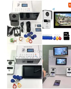 Wired Video Doorphone +Smartphone Smart Wi-Fi App and Access Control