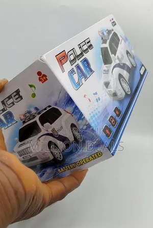 360 Rotation Light Kids Police Car Ages 3+