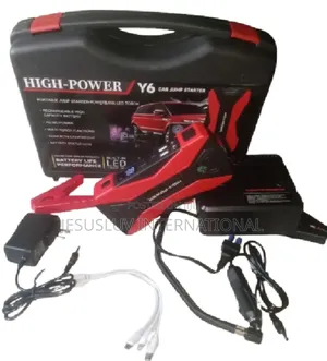 Digital Car Jump Starter Power Pack With Tire Inflator 12v