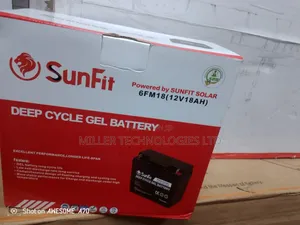 New Model Sunfit Gel 18ah Battery