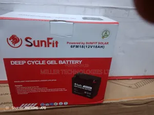 New Model Sunfit Gel 18ah Battery