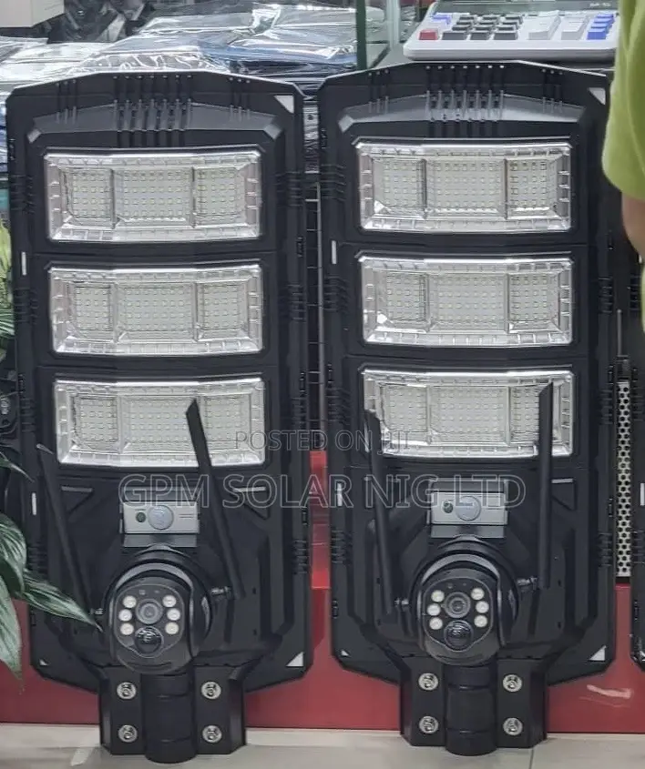 Solar Streetlight With a CCTV Camera