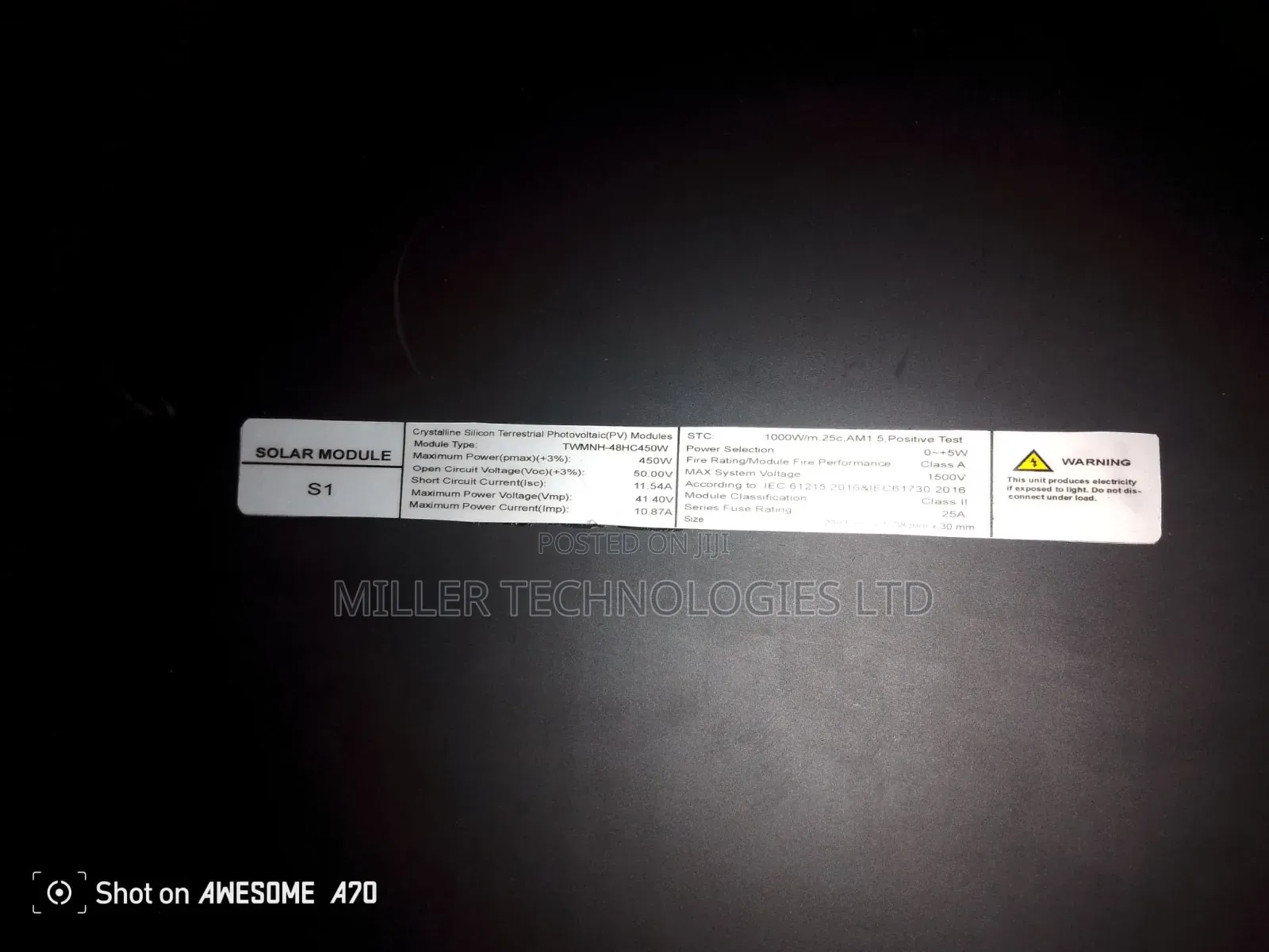 Solar Module 450w Halfcut Brand New Solar Panel