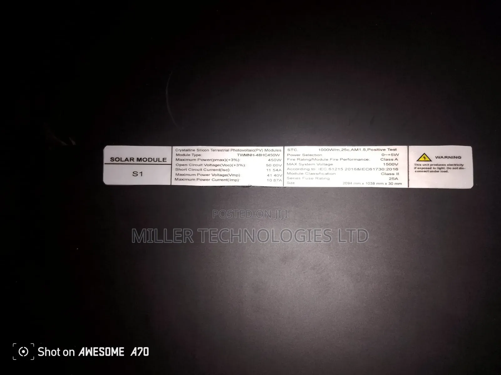 Solar Module 450w Halfcut Brand New Solar Panel