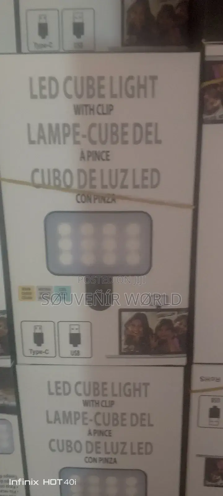Rechargeable Led Cube Light