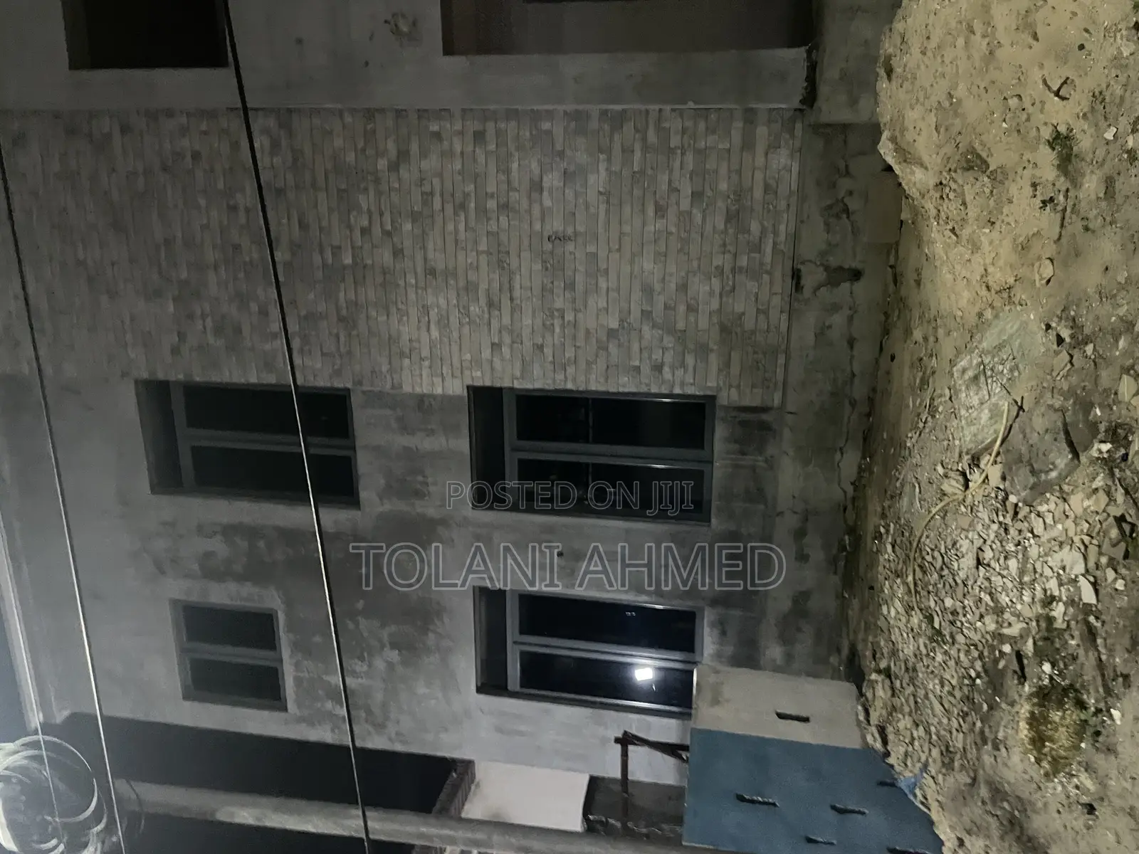 Grey Aluminum Casement Window