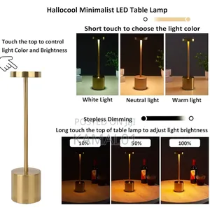 Cordless Led Table Lamp With Touch Sensor,Dining Table Lamp