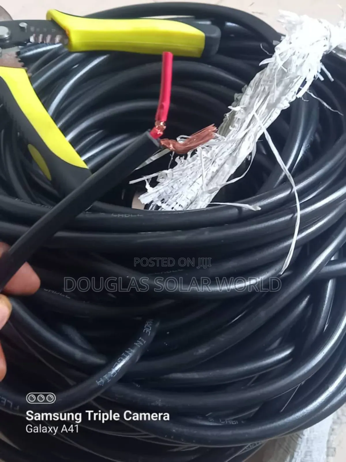 100m Dc Flexible Cable 6mm2