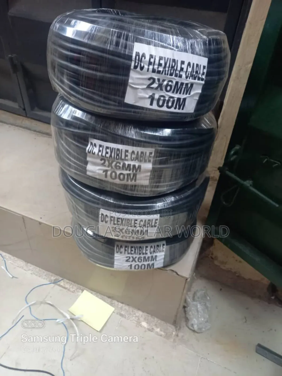 100m Dc Flexible Cable 6mm2