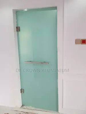 Glass Toilet Door