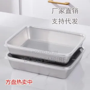 3pcs Stainless Steel Storage With Lid