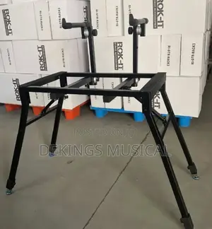 Stands Keyboard Piano Synthesizer Double Portable Folding Stand