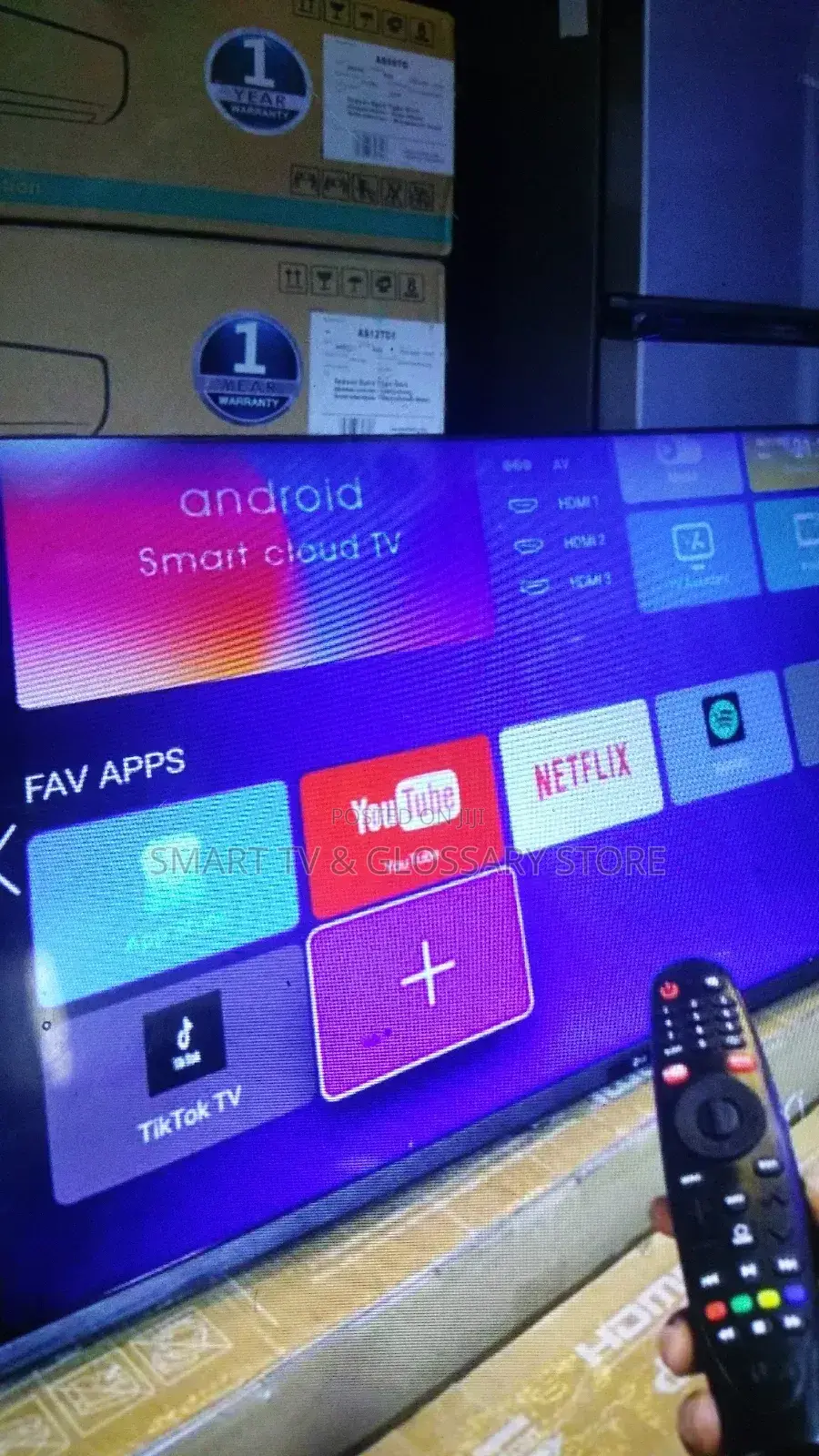 50 Inches Android Showcasing Tv