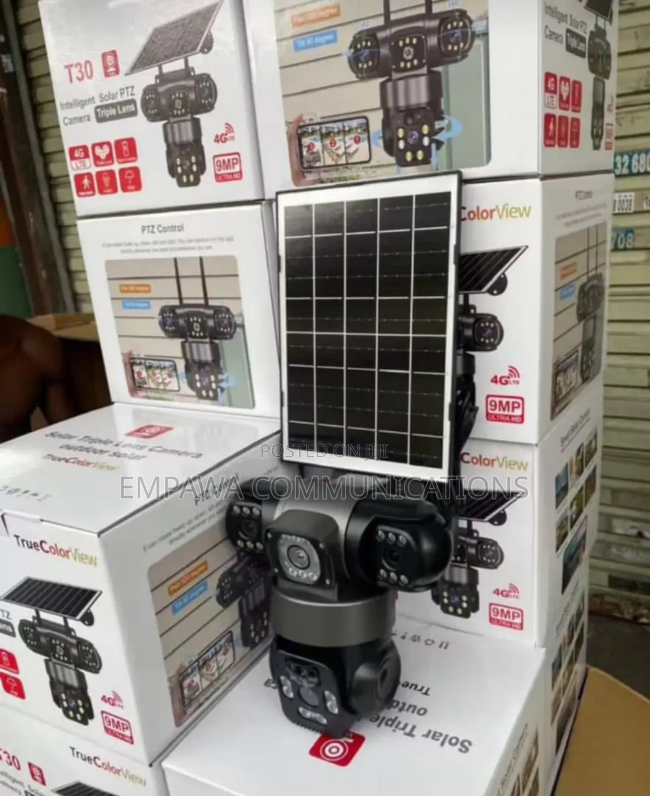 Solar Triple Lens PTZ Camera