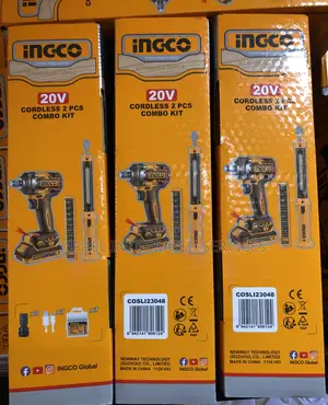 Impact Socket Ingco 20v Cordless 2 PCS Combo Kit