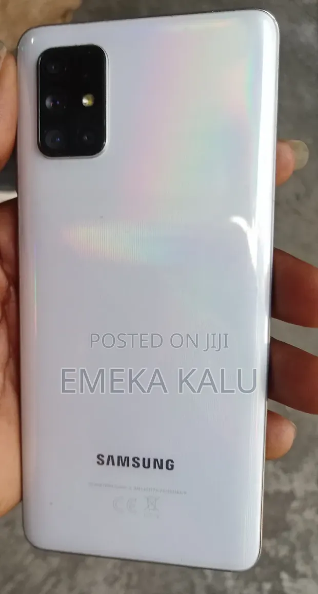 128 Gb Samsung A71 In Silver Colour Lte Samsung Galaxy A71 128gb