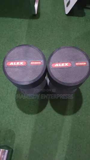 Black Dumbbells