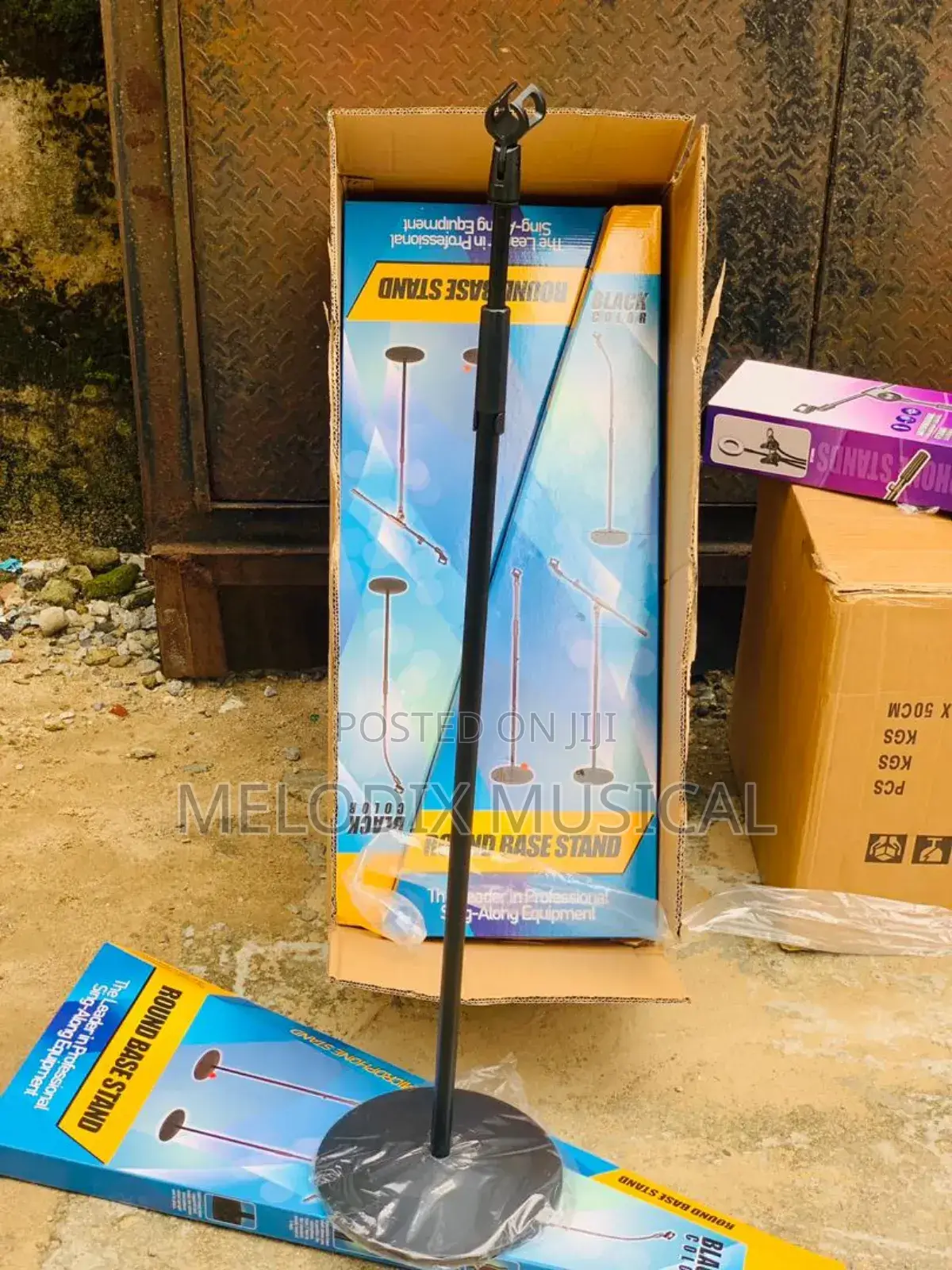 Professional Round Base Microphone Stand