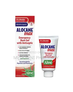 Alocane Max Lidocaine Gel – Instant Pain Burn Relief, 110ml