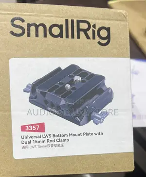 Universal Plate Mount Plate With Dual 15mm Rod Clamp