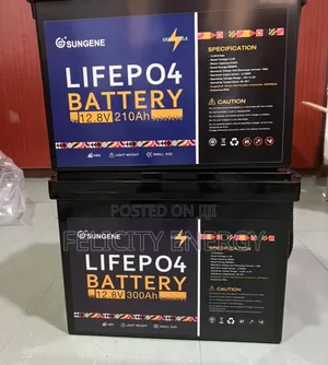 Sungene Lithium Ion Battery 210amps 12v