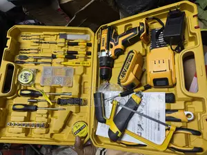 Industrial Carpentry Tools Set Plus Battery Drilling Machine