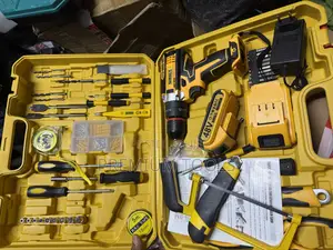 Industrial Carpentry Tools Set Plus Battery Drilling Machine