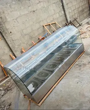 Curved Glass 6 Plate Food Warmer