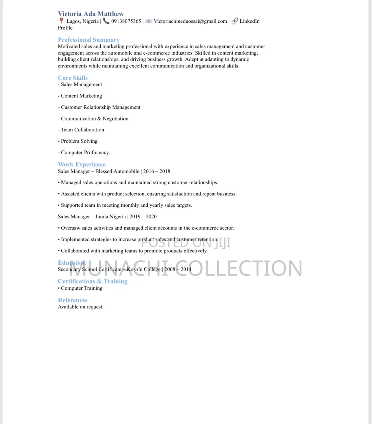 Office Assistant CVS