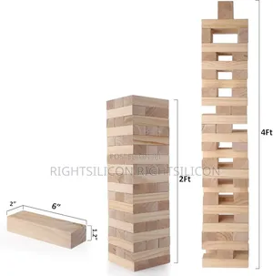 Usa Tuahoo Garden Games Giant Tumble Tower (Stack 0.6 M Up