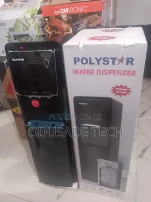 Polystar Water Dispenser With Hot and Cold Settings Pv-R6jx-5blk