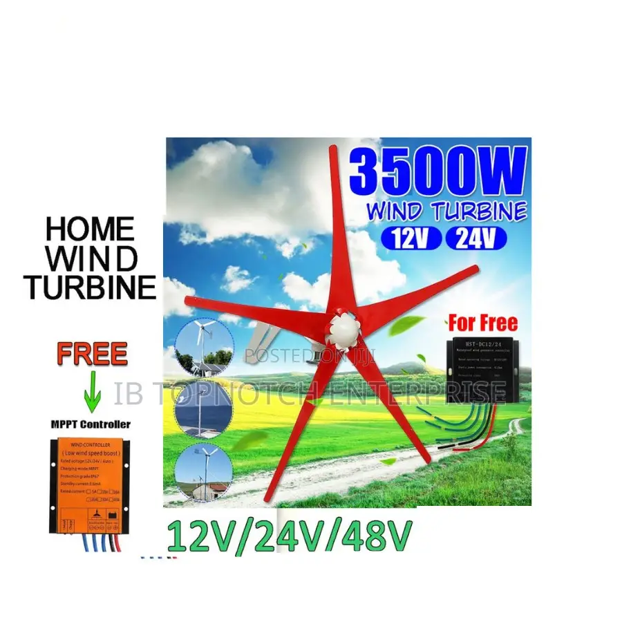 Power Security Is Ownership: Get 48v 3500w Horizontal Wind Turbine