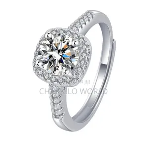 Adjustable Diamond Engagement Proposal Ring