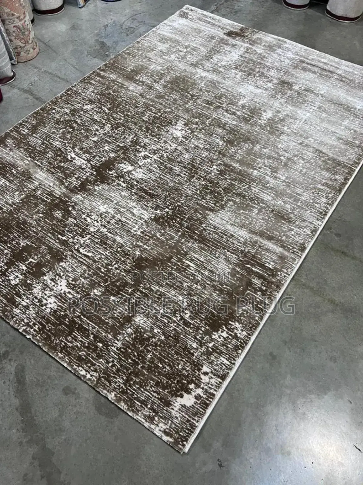 Turkish Brown Center Rug
